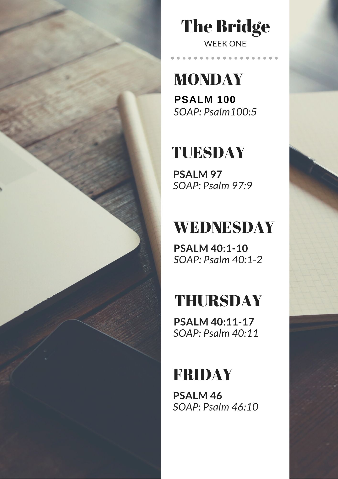 A Love God Greatly Reading Plan – Me From the Inside Out
