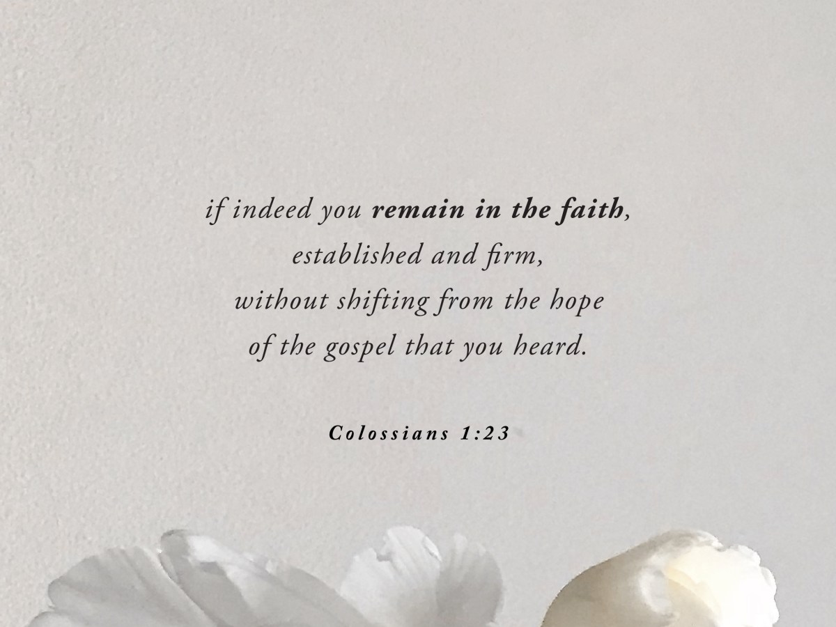Established and Firm in The&nbsp;Faith
