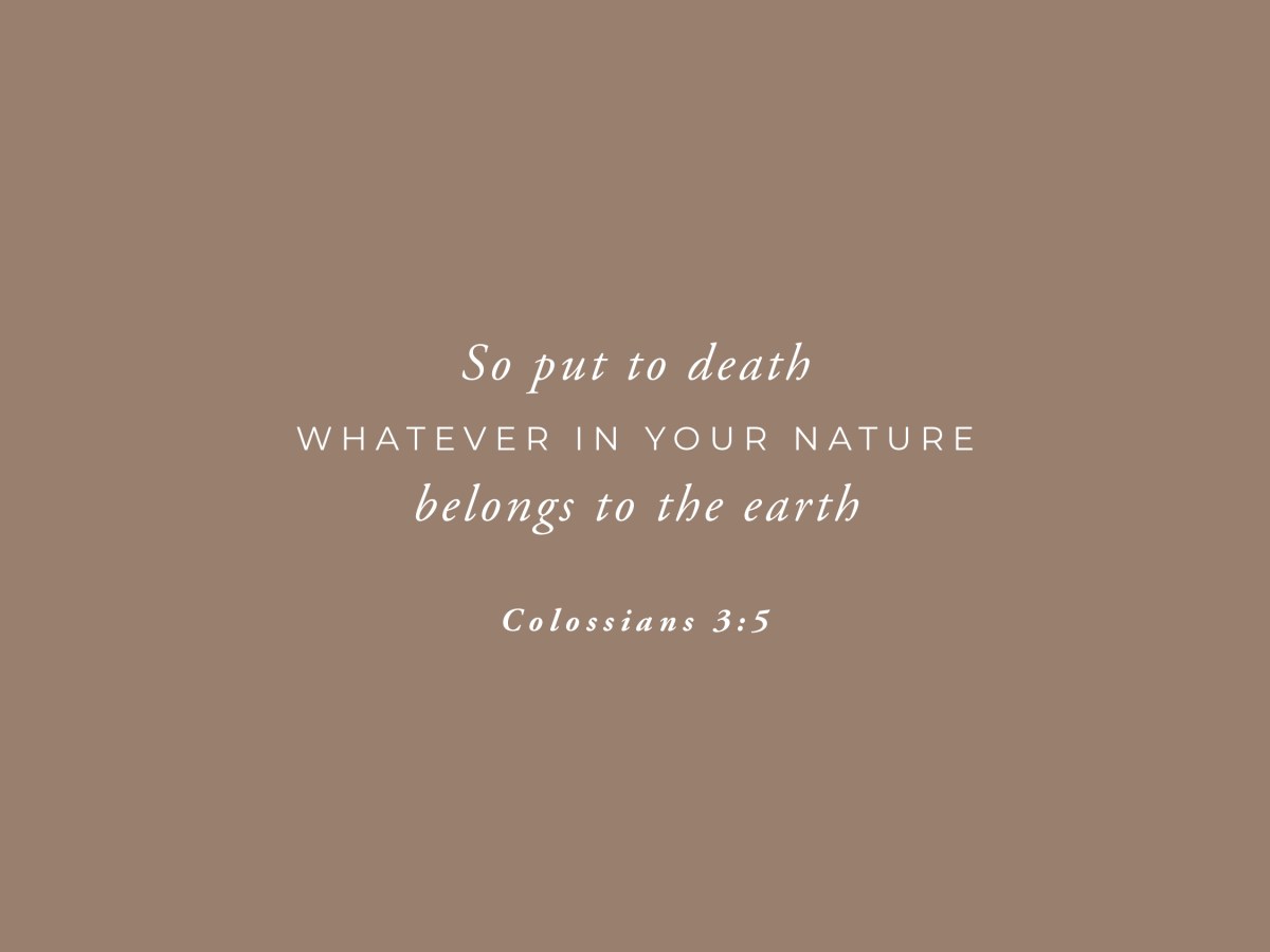 Put To Death…